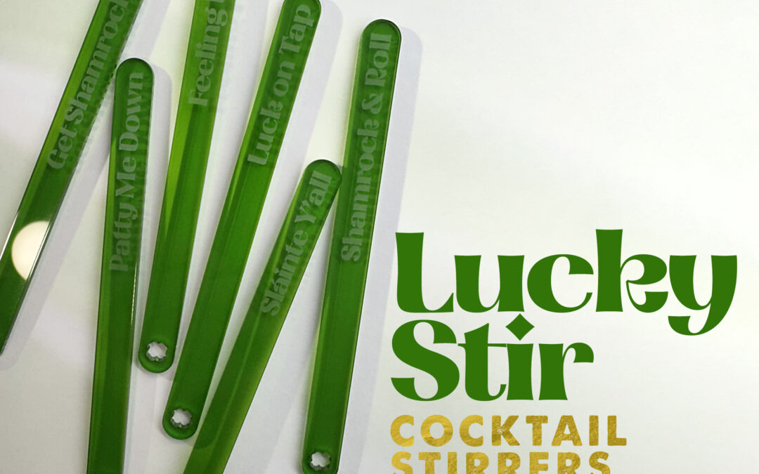 St Patricks Day Stirrers by Rivers & Caves