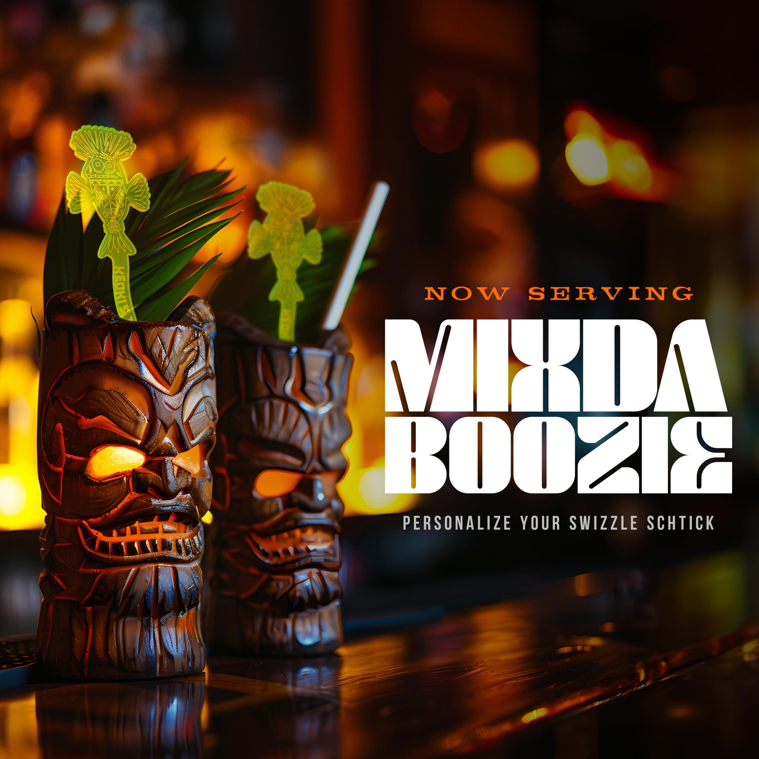 Mixda Boozie Swizzle Sticks by Rivers & Caves